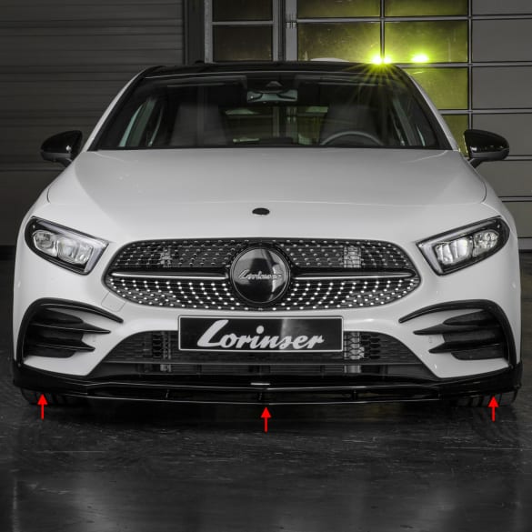 Lorinser voorbumperopzetstuk / frontspoiler Mercedes-Benz A-Klasse W177