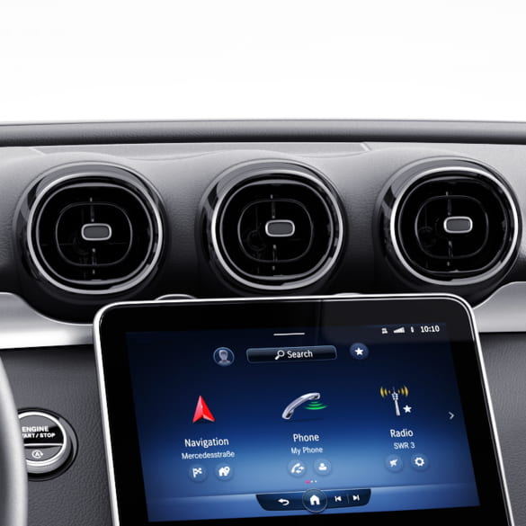 Luchtroosters Zwart CLE Cabrio A236 Origineel Mercedes-Benz