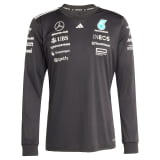 Longsleeve uomo driver adidas Mercedes-AMG PETRONAS F1 nero