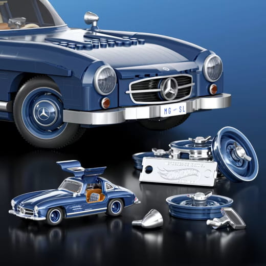 Mattel Brick Shop Hot Wheels Mercedes-Benz 300 SL HWW25 | B66041219