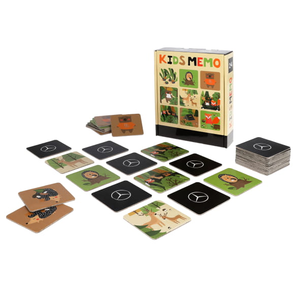 Memo-Spiel Kinder Wald-Design Original Mercedes-Benz