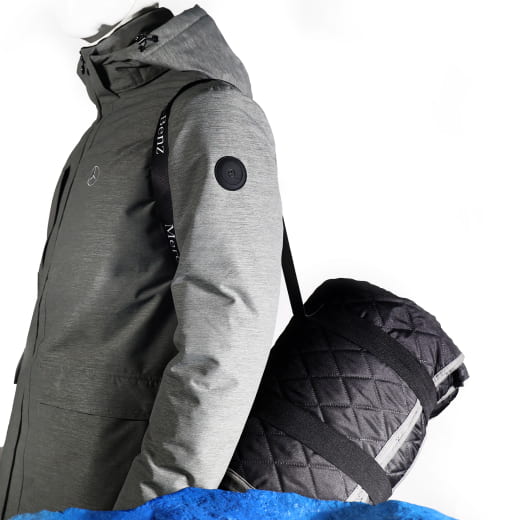 Mens G-Class jacket titanium grey melange Genuine Mercedes-Benz | B67960017-022