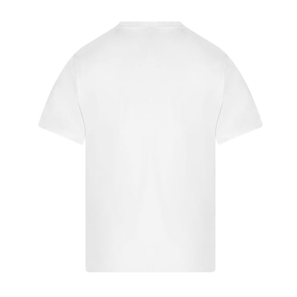 Mens T-shirt white with black logo Genuine smart | 10021692/-851
