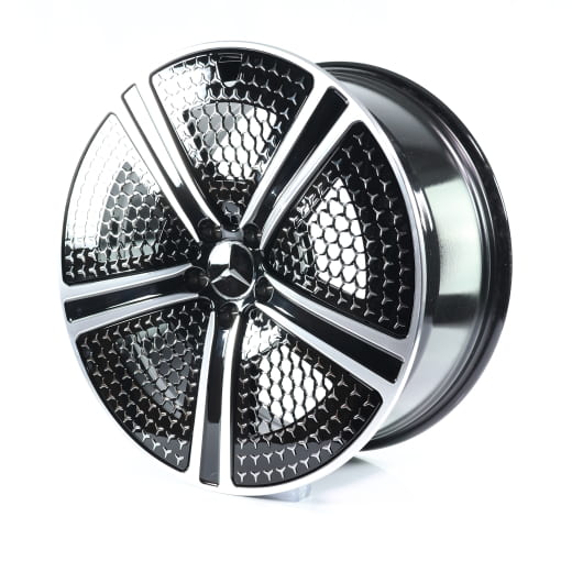20 inch EQE velgenset zwart glansgedraaid Original Mercedes- | A2954000200 7X23-B