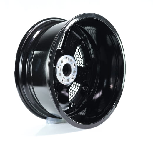 Set di cerchi EQE da 20 pollici nero tornito lucido Original Mercedes-Benz | A2954000200 7X23-B