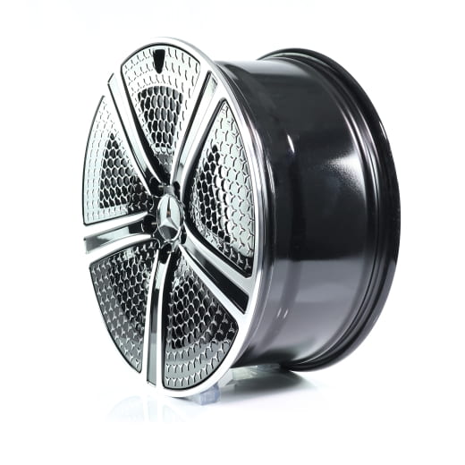 Juego de llantas EQE de 20 pulgadas negro pulido original Mercedes-Benz | A2954000200 7X23-B