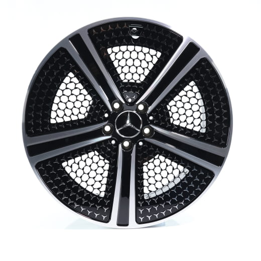Juego de llantas EQE de 20 pulgadas negro pulido original Mercedes-Benz | A2954000200 7X23-B