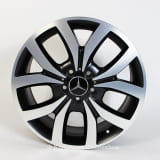 18 inch Mercedes-Benz 5-voudige-spaak velgenset B-Klasse W246 zwart mat glansgedraaid