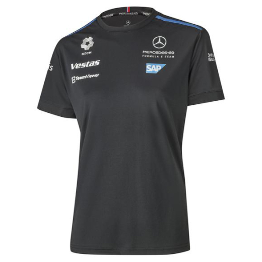 Camiseta Mercedes-EQ Fórmula E para mujer negra | B67997867/-871