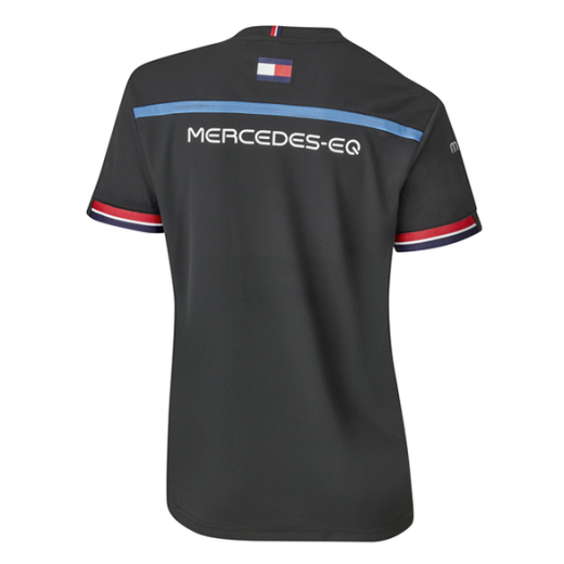 Camiseta Mercedes-EQ Fórmula E para mujer negra | B67997867/-871