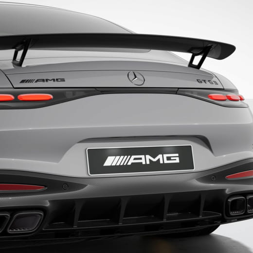 Étoile Mercedes AMG GT C192 dark chrome hayon Original Mercedes-Benz | C192-Stern-schwarz