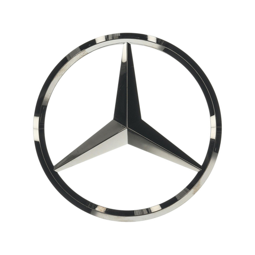 Stella Mercedes nero cromato portellone C-Klasse S206 | Stern-schwarz-S206