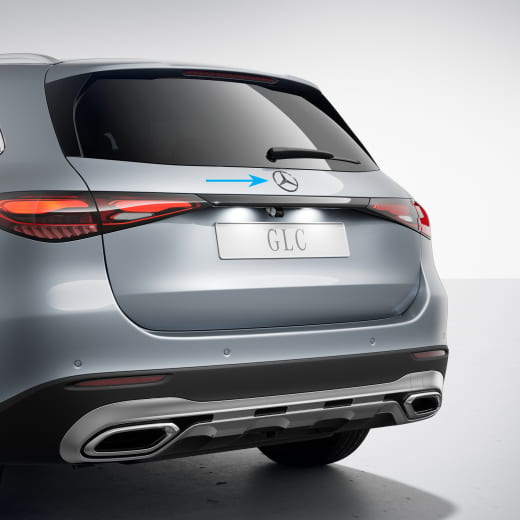 Mercedes-ster Night pakket zwart chroom kofferbak GLC X254 | | A2548173400-B