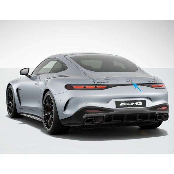 Mercedes ster AMG GT C192 donker chroom kofferbakklep origineel Mercedes-Benz