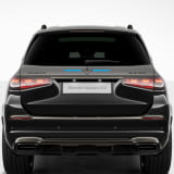 Mercedes Stern Night Series Maybach Schwarz Chrom Heckklappe GLS X167 Original Mercedes-Benz