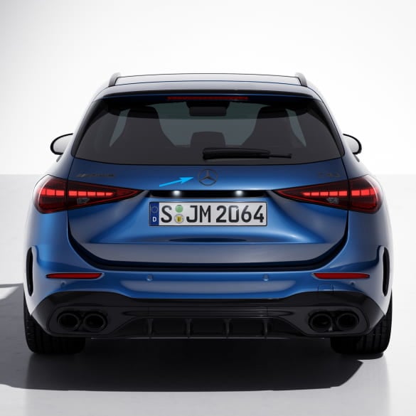 Mercedes Stern Night Paket Schwarz Chrom Heckklappe C-Klasse T-Modell S206 