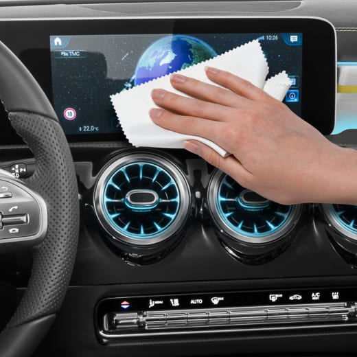 Microfibre cloth DIN A4 White Genuine Mercedes-Benz  | A0009866201