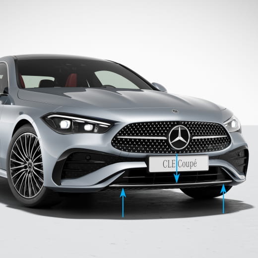 Modanatura paraurti anteriore cromata CLE C236 Coupé Original Mercedes-Benz | A2368853002-C236