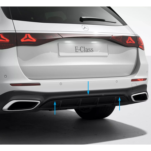 Modanatura paraurti posteriore Night Package nero Classe E S214 originale Mercedes-Benz | A2148808602