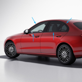 Modanature finestrini porte Night Package nere Classe C W206 Berlina Original Mercedes-Benz