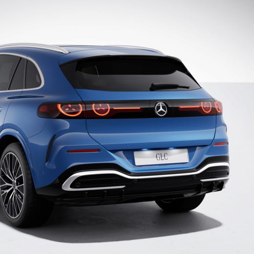 Modanature paraurti posteriore GLC EQ X540 pacchetto Night Original Mercedes-Benz | rear-black-AMG-X540