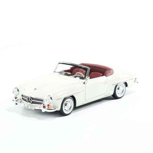 Modellino auto 1:18 190 SL Roadster W 121 1954-1963 grigio-bianco Original Mercedes-Benz | B66040710
