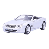 Modellino auto 1:18 SL 500 R 230 argento brillante Mercedes-Benz Classic Collection