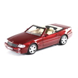 Modellino auto 1:18 SL 500 R129 (1998-2001) rosso ambra Original Mercedes-Benz