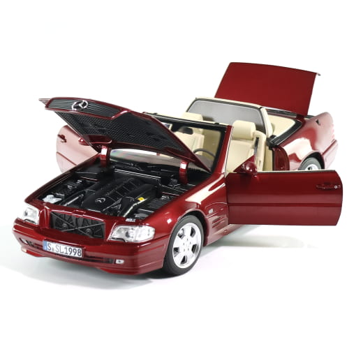 Modellino auto 1:18 SL 500 R129 rosso ambra Original Mercedes-Benz | B66040658