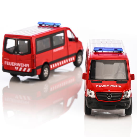Auto modello pullback 1:38 Sprinter vigili del fuoco originale Mercedes-Benz | B660575821