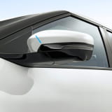 Moldura embellecedora tapa espejo Kia EV4 negro brillo 2 piezas original Kia