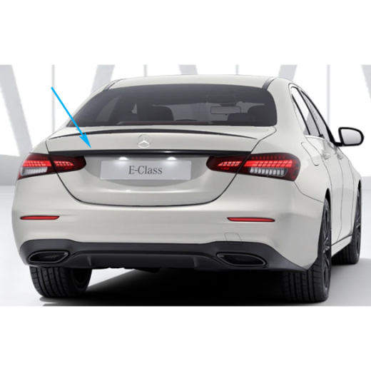 Moldura trasera Night Edition negra Clase E W213 | A2137574100