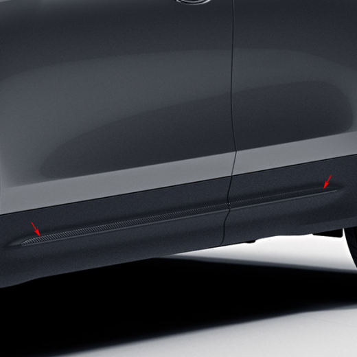 Moldura lateral decorativa estilo carbono GLB X247 EQB X243 Original Mercedes-Benz | A2477258600