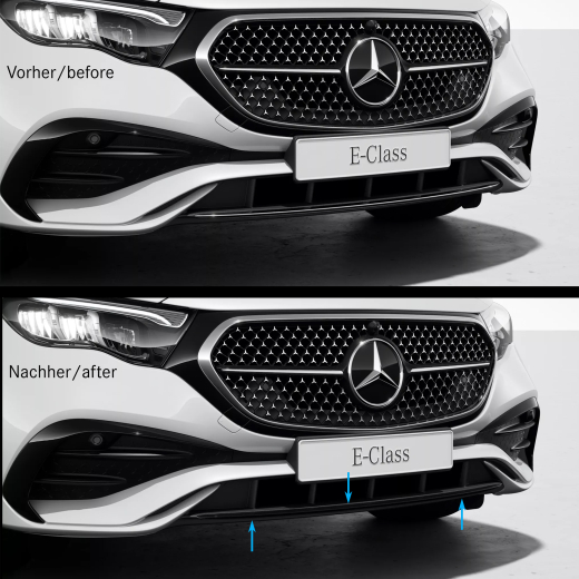 Moldura paragolpes paquete Night negra Clase E S214 T-model original Mercedes-Benz | A2148854802