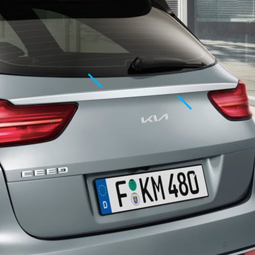 Moldura trasera cromada Kia Ceed Sportswagon CD Original Kia | J7491ADE10ST