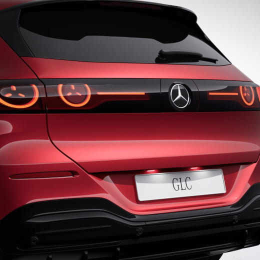 Molduras paragolpes trasero GLC EQ X540 Night paquete Original Mercedes-Benz | rear-black-AMG-X540