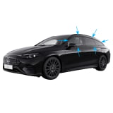 Molduras de las ventanas CLA EQ X174 negras Original Mercedes-Benz