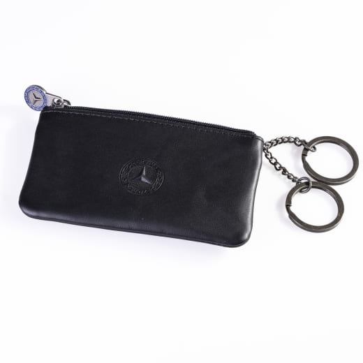 Fundita para llaves cartera negra de cuero original Mercedes-Benz | B66058309