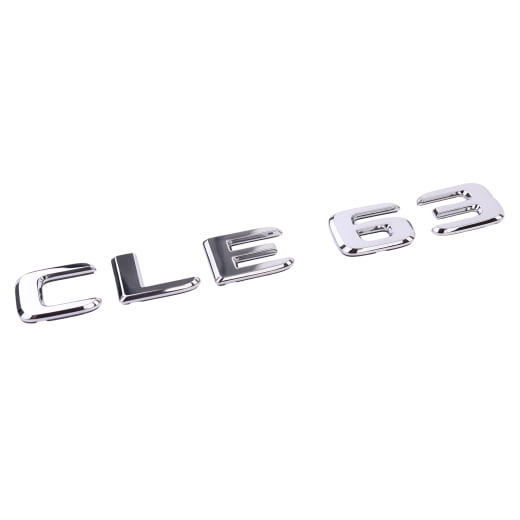 Monogramme CLE 63 chromé argent d'origine Mercedes-AMG | A2368176200
