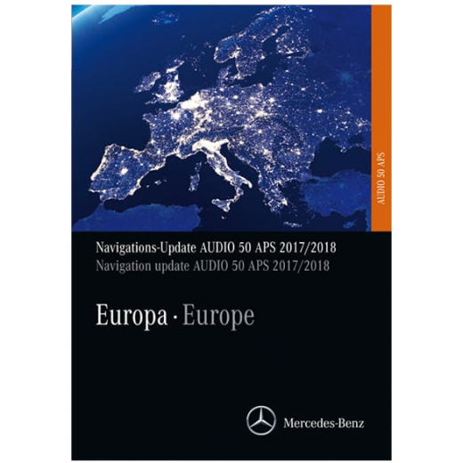CD de navegación Audio 50 APS Europa 2017/2018 NTG2 Original Mercedes-Benz | A1698270700
