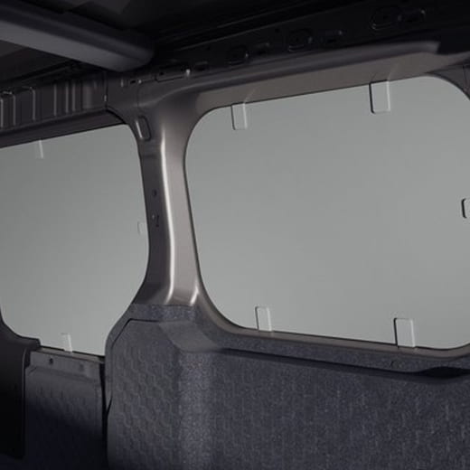 Multiplex wandpanelen KIA PV5 laadruimtebescherming 4-delig | Innenwand-PV5-Sperrholz