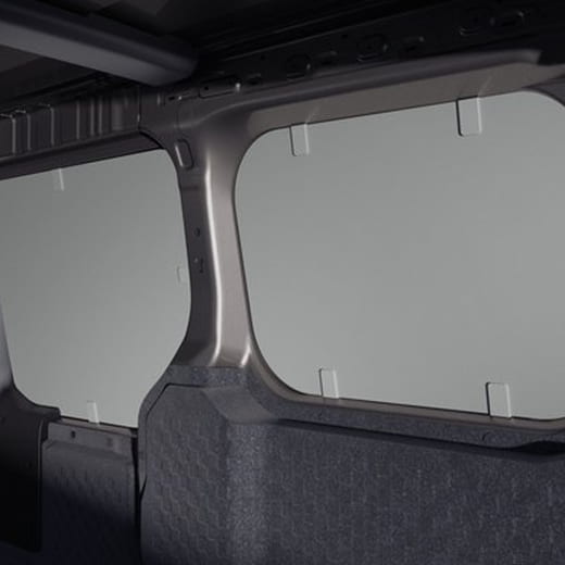 Multiplex wandpanelen KIA PV5 laadruimtebescherming 4-delig | Innenwand-PV5-Sperrholz