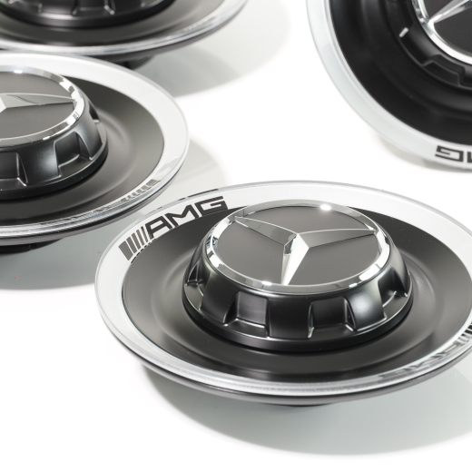 AMG naafdop-afdekking gesmede velgen mat zwart | A0004005700 9283-B