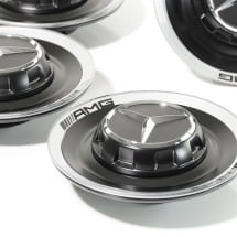 AMG naafdop-afdekking gesmede velgen mat zwart | A0004005700 9283-B