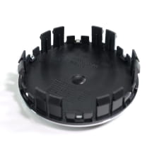 Naafdoppen set 75 mm zwart glanzend met chromen ster – Orig. | A0004002700 9040