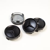 Originele Mercedes-Benz naafdoppen mat zwart | A46140001259007-B