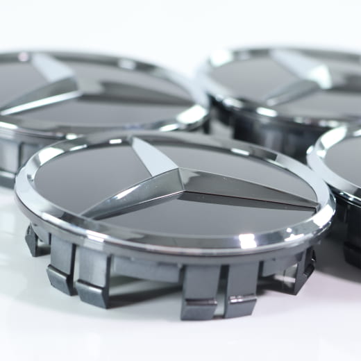 Naafdoppen set tantalgrau 66,8 mm Original Mercedes-Benz | A0004003800 7519