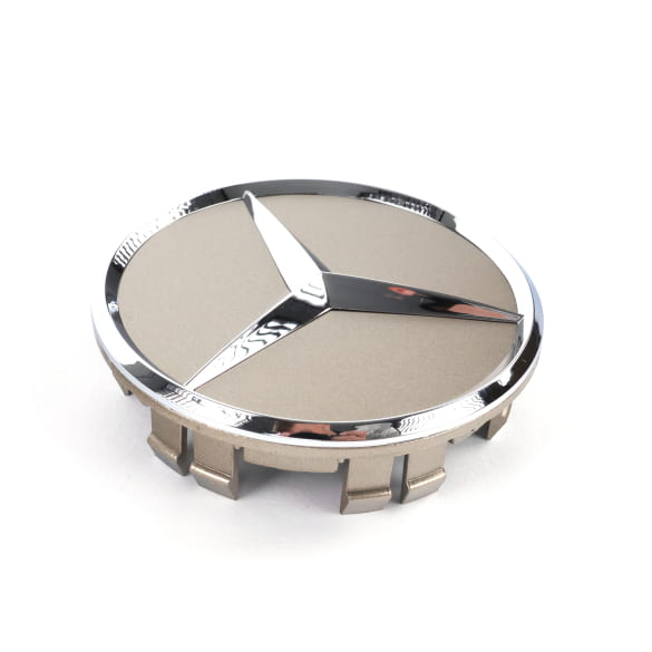 Naafdoppen set techgold met chromester Original Mercedes-B-  | A0004003800 1190-B