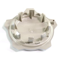 Naafdoppen set zwart glanzend met zilveren rand oud logo | K | 52960J7550-Set