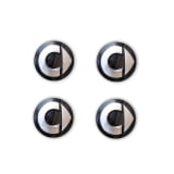 Smart Nabendeckel #1 #3 #5 schwarz silber Radnabenabdeckung Original Smart